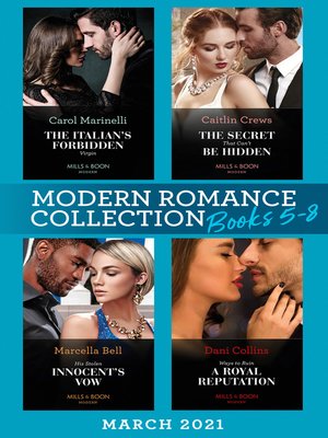 cover image of Modern Romance March 2021 Book 5-8